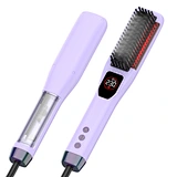 Steam Hair Straightener Brush ：with advanced steam technology for smooth, silky hair, reduced heat damage, and professional styling.